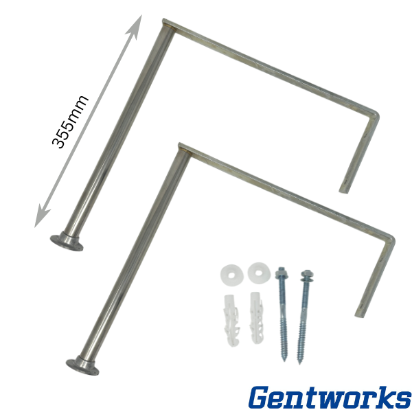 Birch Style Cleaners Sink with legs and wall brackets